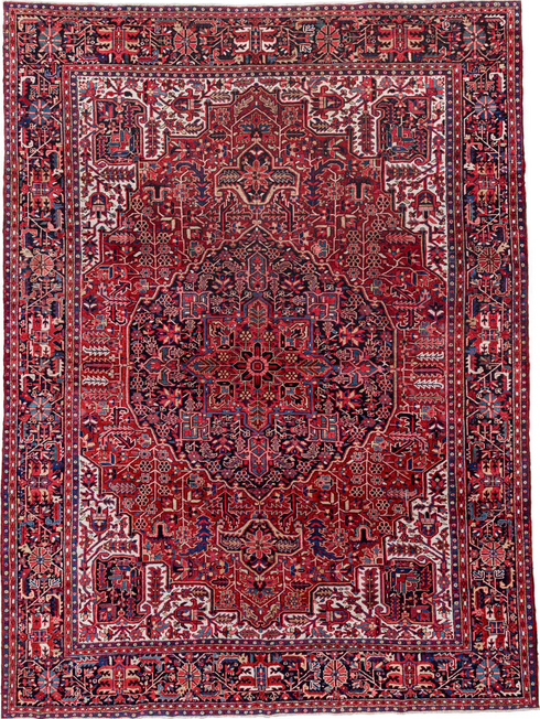 Vintage Heriz Area Rug (9' x 13')